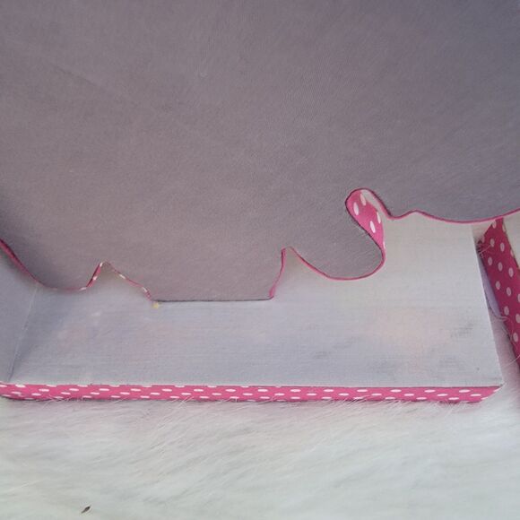 Elephant book ends boho decor polka dot - Picture 3 of 3